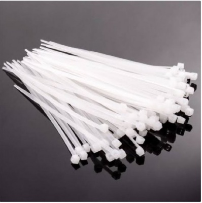Cable Tie Pack - 200mm (10 Pieces - White) [High Quality]
